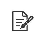 文章メインの記事コンテンツサービスを表すドキュメントアイコン