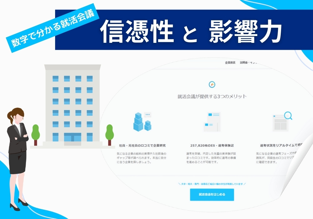 数字で分かる就活会議の信憑性と影響力
