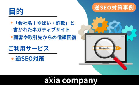 ネガティブ情報の代わりに正確な情報を上位表示！株式会社I様の逆SEO対策の実例